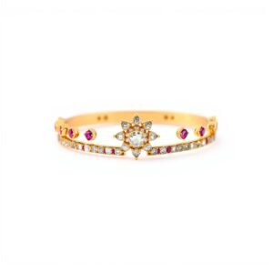 Kundan Bracelet with Studs