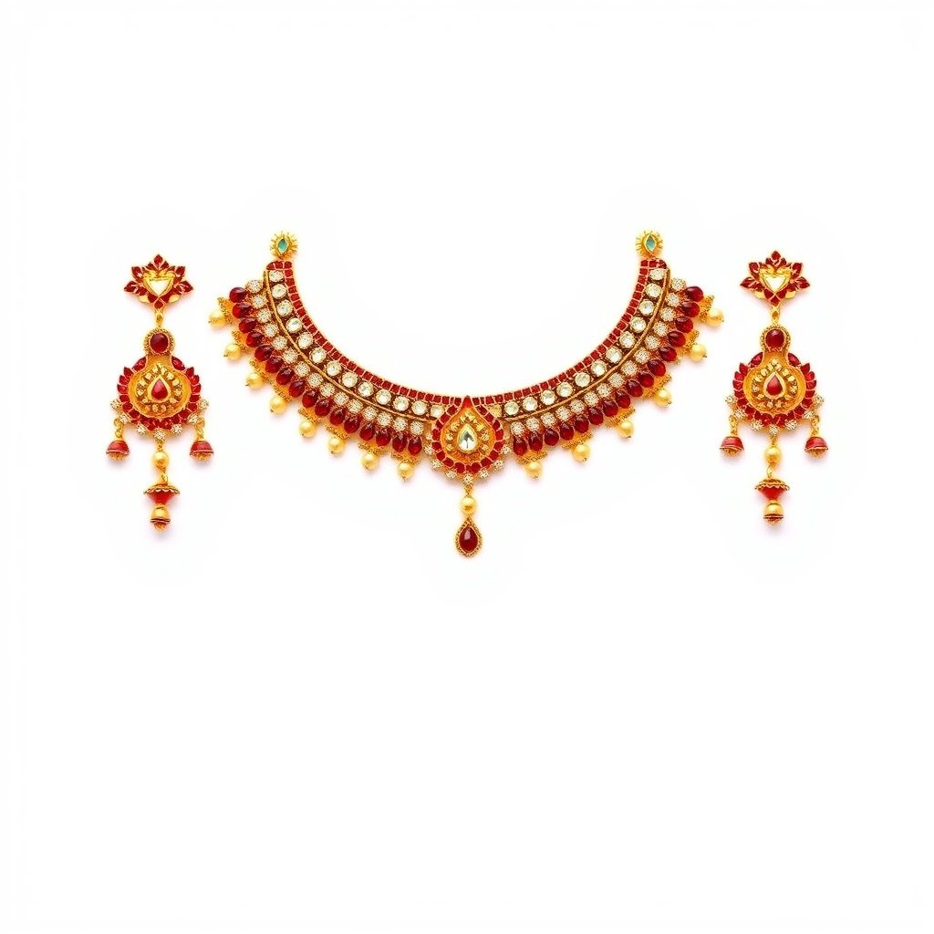 Kundan Choker Necklace Set