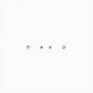 Minimalist Stud Earrings Set (3 Pairs)